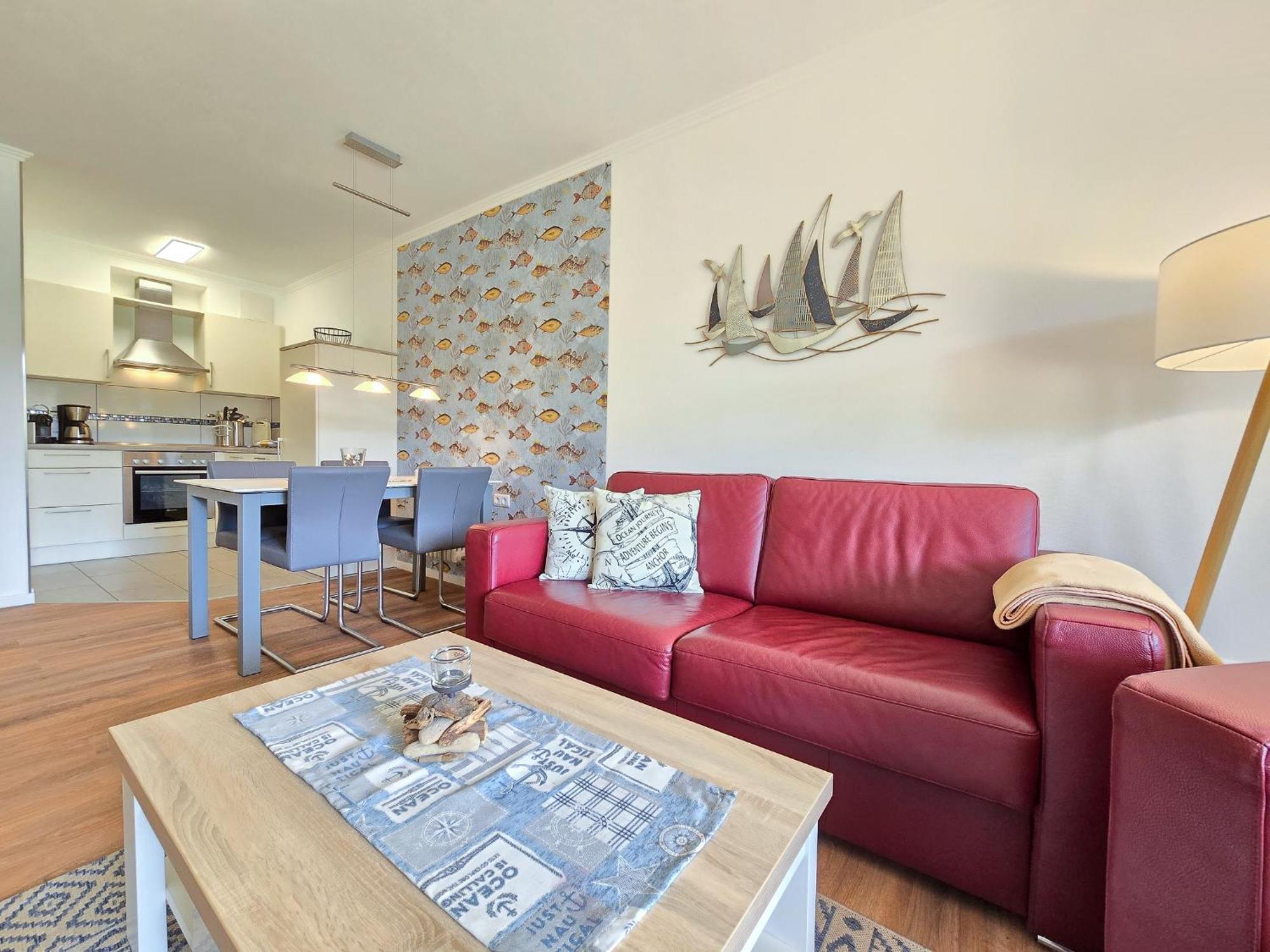 Duenenpark Binz - Komfortplus Ferienwohnung Mit 1 Schlafzimmer Und Terrasse Im Erdgeschoss 212 외부 사진