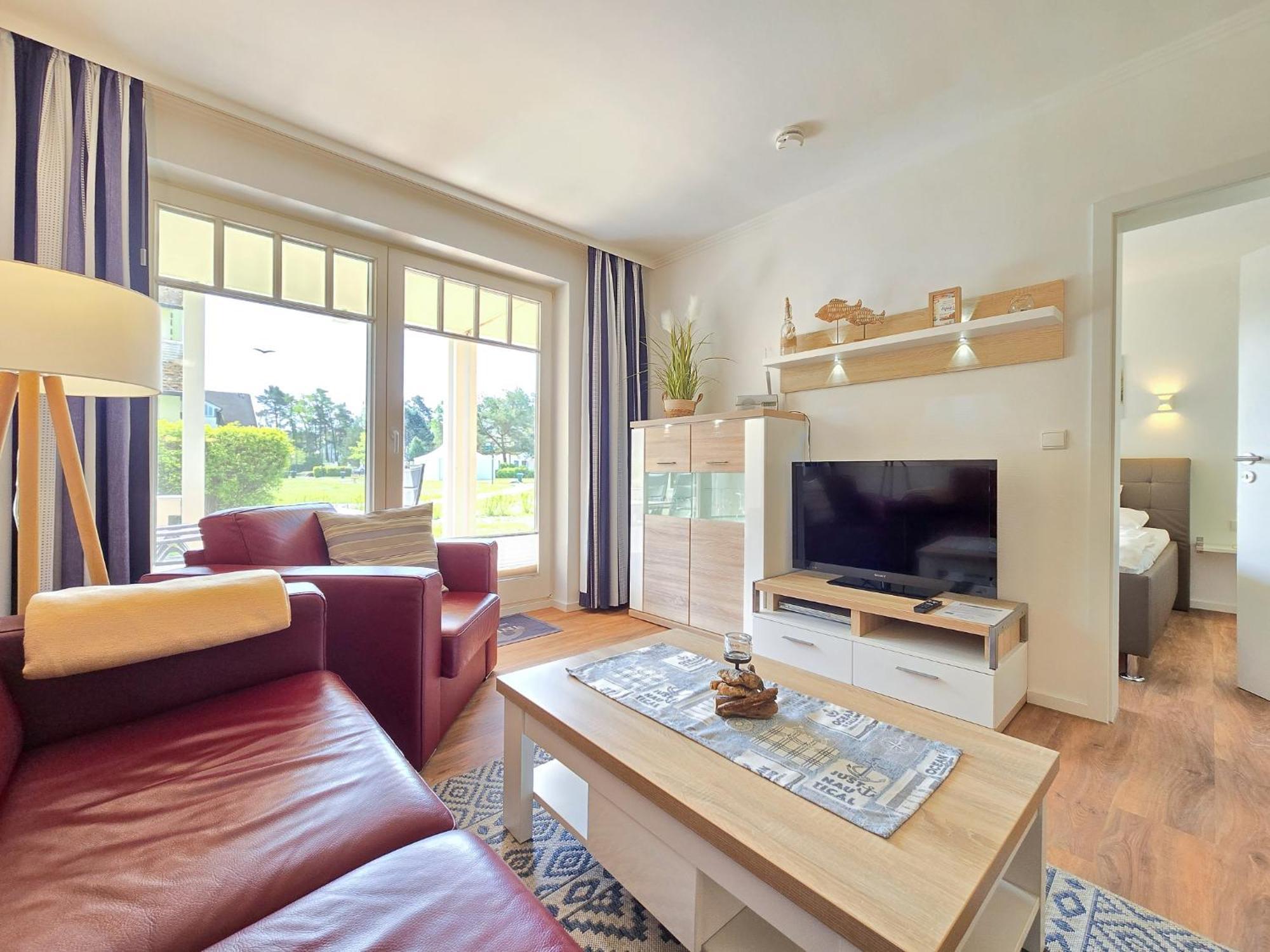 Duenenpark Binz - Komfortplus Ferienwohnung Mit 1 Schlafzimmer Und Terrasse Im Erdgeschoss 212 외부 사진